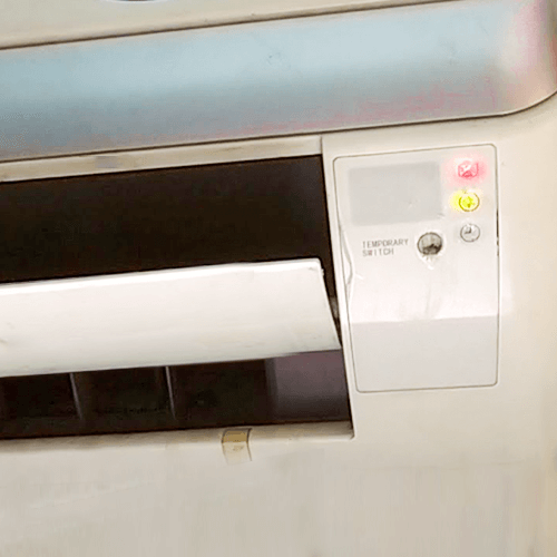 Aircon Light blinking